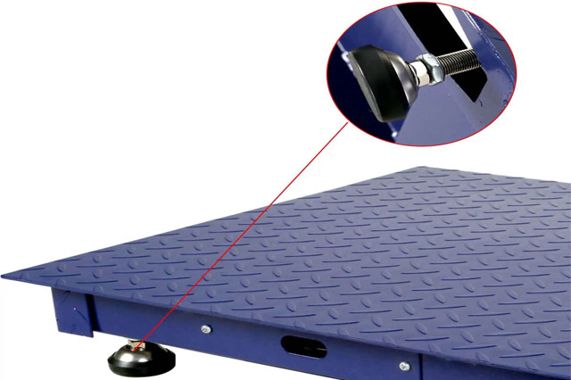 Floor Scale Adjustable Feet