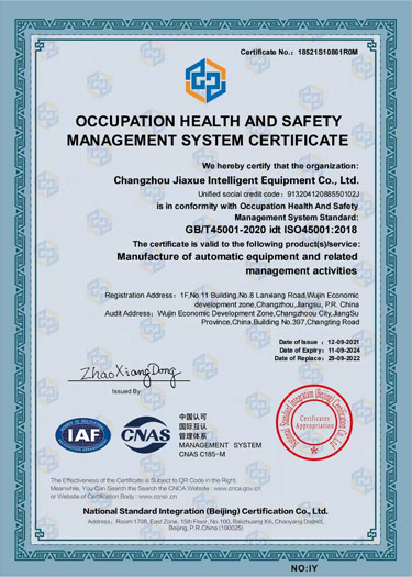 ISO 45001 Certification